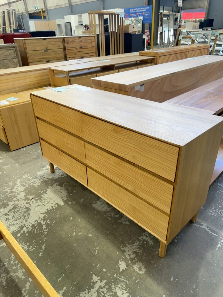 EX DISPLAY EVANS OAK DRESSER SOLD AS IS