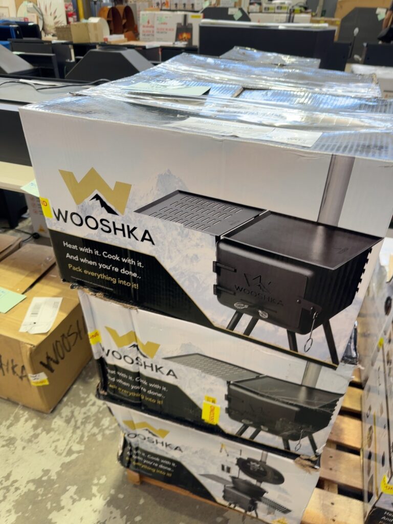 SCANDIA WOOSHKA ORIGINAL PORTABLE WOOD FIRED STOVE, USED SOLD AS IS NO WARRANTY RRP$379