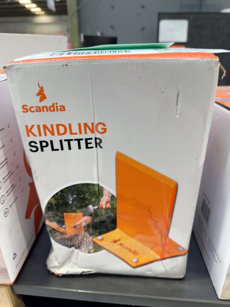 SCANDIA KINDLING SPLITTER SG050300011, DAMAGED BOX STOCK, SOLD AS IS NO WARRANTY