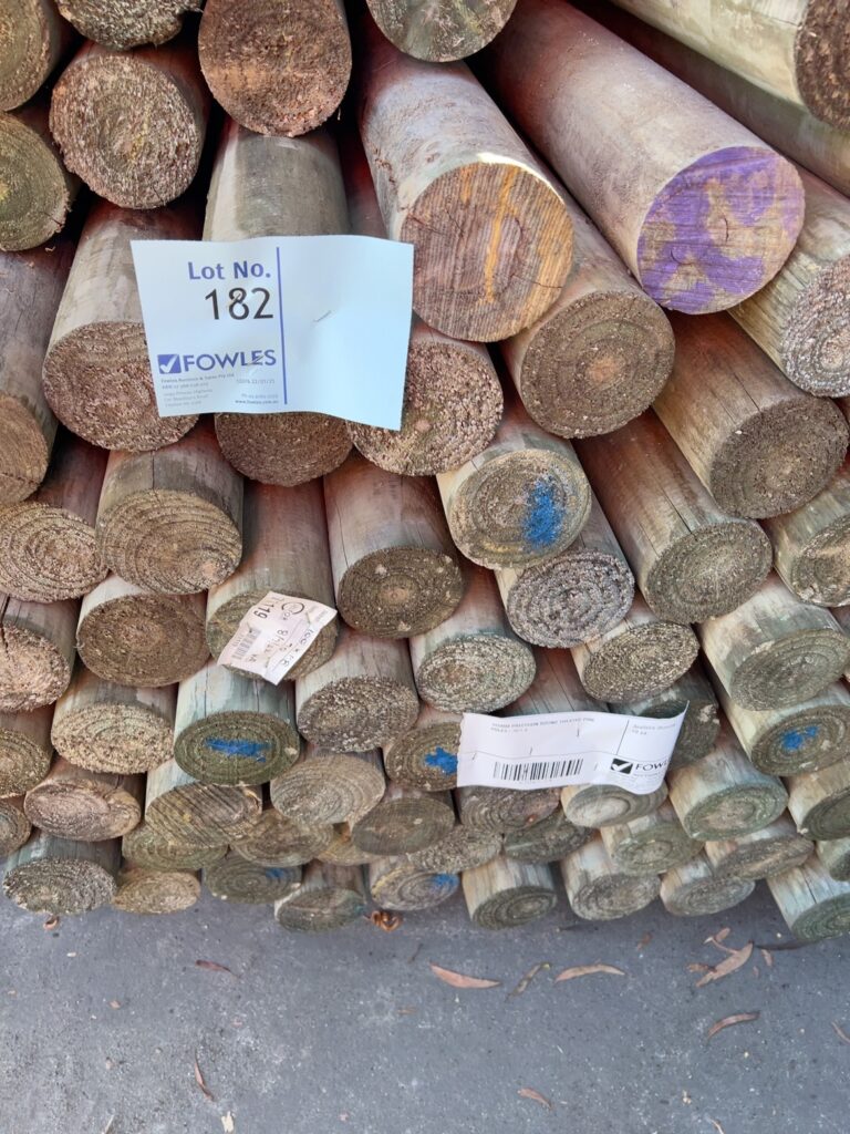 100MM PRECISION ROUND TREATED PINE POLES-70/1.8