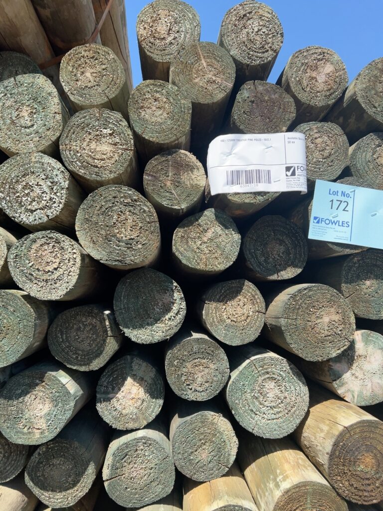 100-125MM TREATED PINE POLES-50/2.1