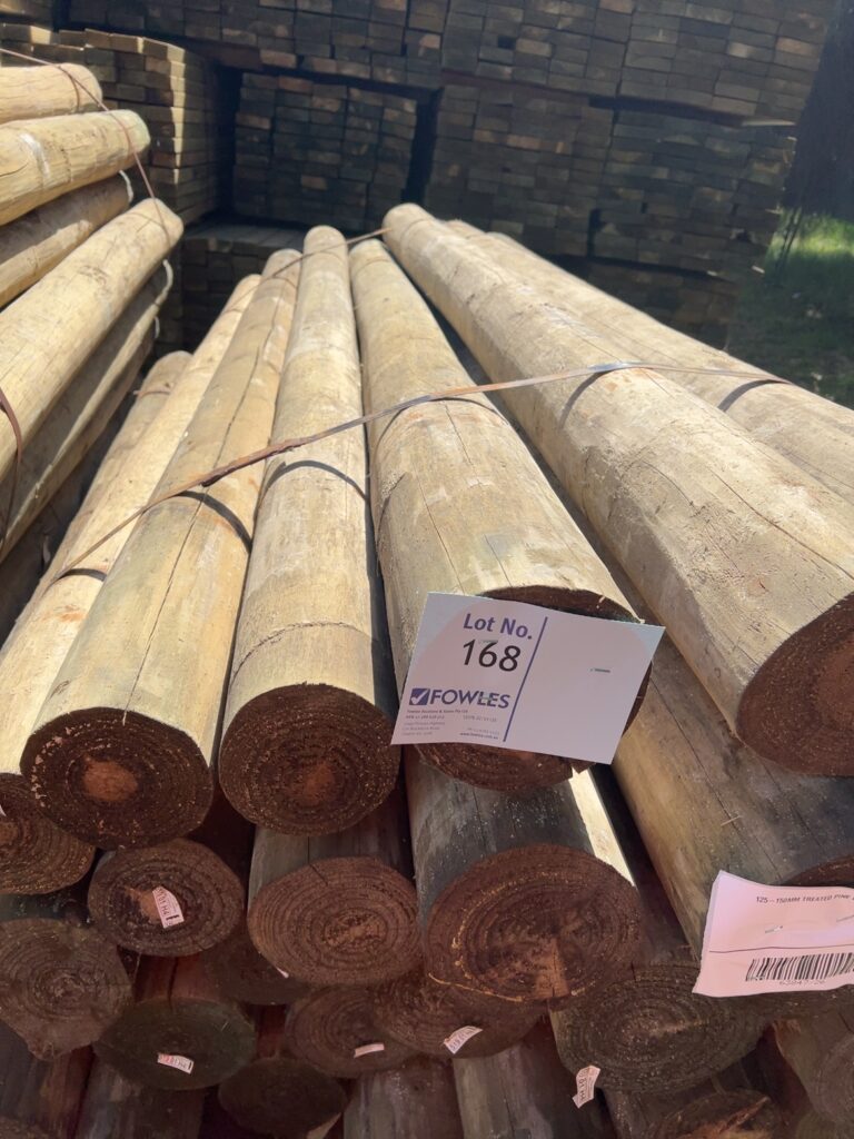 125-150MM TREATED PINE POLES-35/2.4