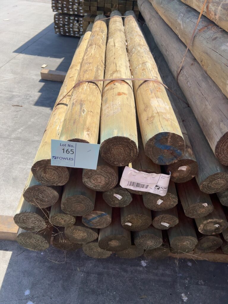 125-150MM TREATED PINE POLES-35/2.4