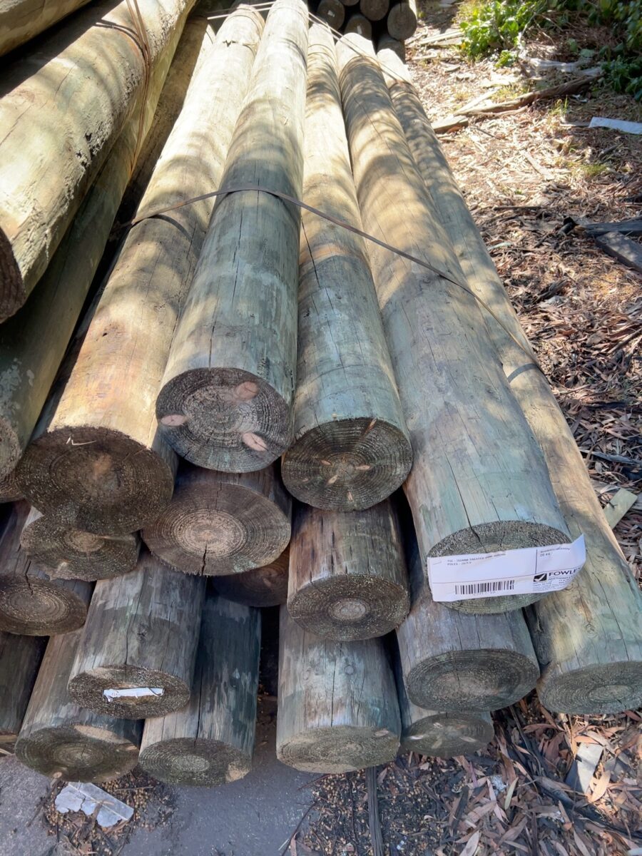 150-200MM TREATED PINE ROUND POLES-20/3.0