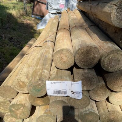 100-125MM TREATED PINE ROUND POLES-50/2.1