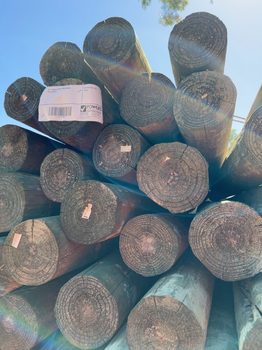 150-200MM TREATED PINE ROUND POLES-20/3.0