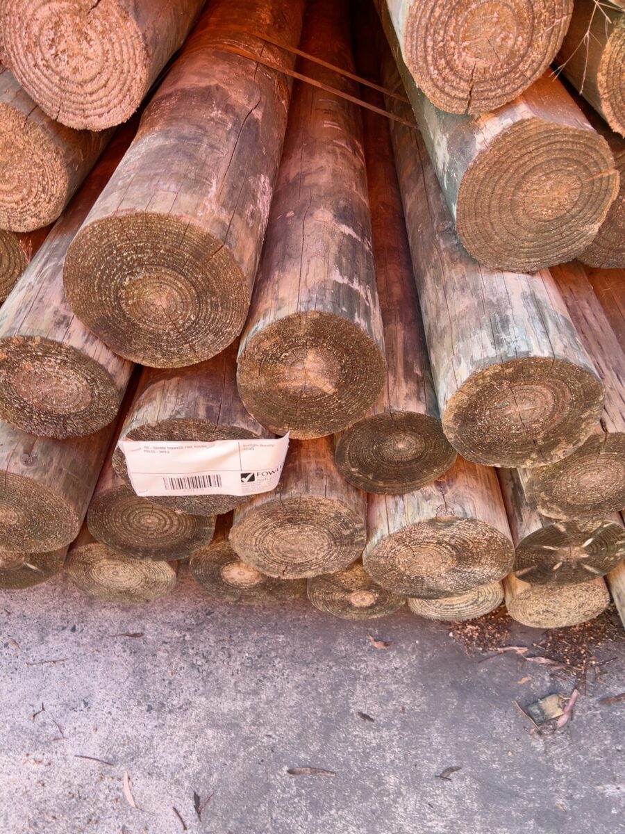 150-200MM TREATED PINE ROUND POLES-20/3.0