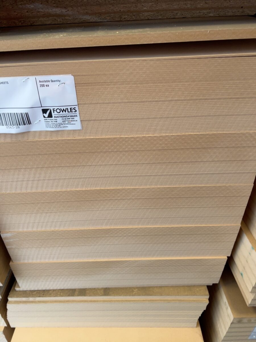 2052X610X3.2MM MDF SHEETS