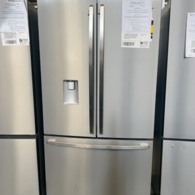 WESTINGHOUSE WHE6060SB S/STEEL FRENCH DOOR FRIDGE WITH WATER DISPENSER, 565 LITRE, 896MM WIDE, FINGERPRINT RESISTANT, MULTI AIR FLOW, ADJUSTABLE STORAGE, FAMILY SAFE LOCKABLE COMPARTMENT, 12 MONTH WARRANTY