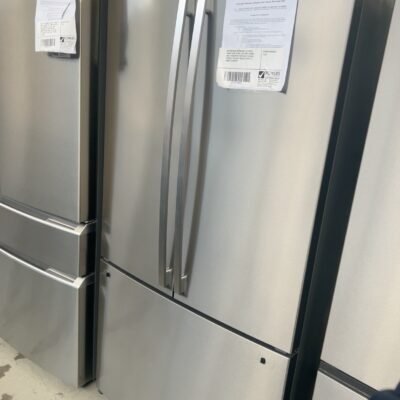 WESTINGHOUSE WHE6000SA-D S/STEEL FRENCH DOOR FRIDGE, 605 LITRE, 896MM WIDE, FINGERPRINT RESISTANT, FLEXIBLE STORAGE, SPILLSAFE SHELVES, WITH 12 MONTH WARRANTY