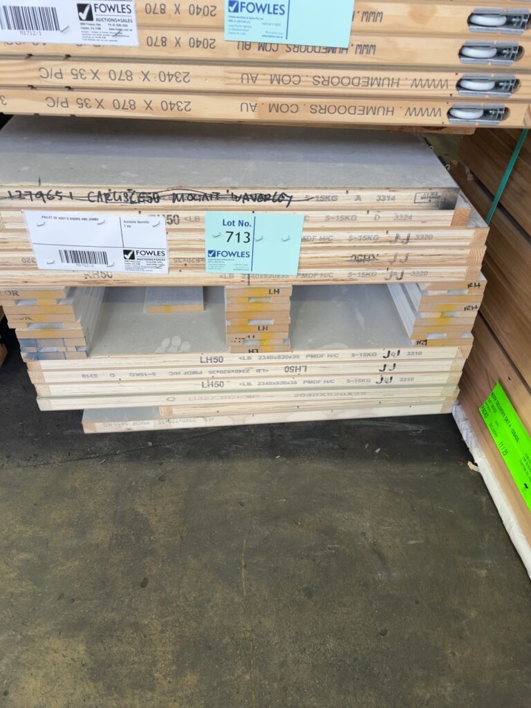 PALLET OF ASST'D DOORS AND JAMBS