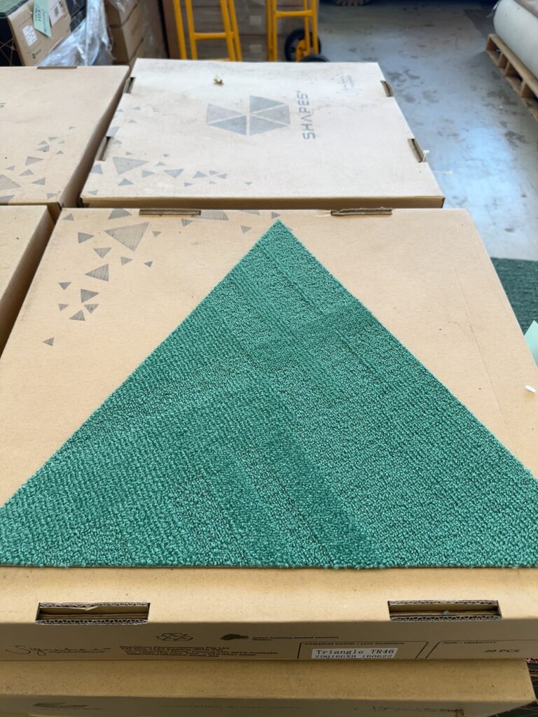 CARPET TILES - Triangle Jade Away Green (2.16m2)