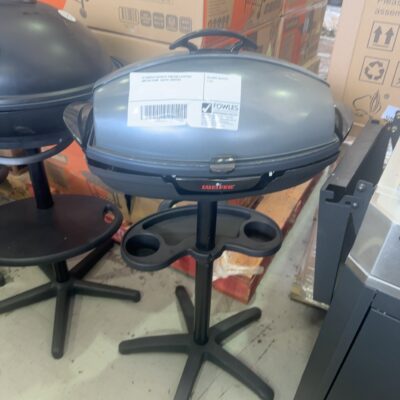 EX DISPLAY GASMATE PORTABLE ELECTRIC BBQ ON STAND, BQE328, RRP$349