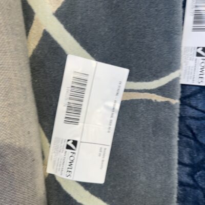 EX STAGING - DESIGNER RUG, SOLD AS IS