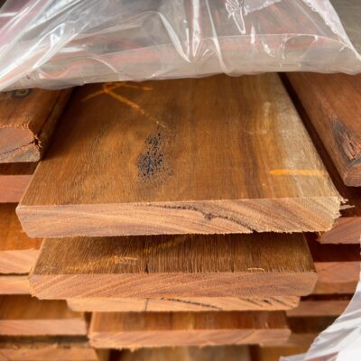 135X19 FEATURE GRADE QLD DARK MIXED HARDWOOD DECKING- (PACK CONSISTS OF RANDOM SHORT LENGTHS)