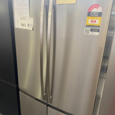 WESTINGHOUSE WQE6000SB S/STEEL FRENCH DOOR FRIDGE WITH DOUBLE DOOR FREEZER, 896MM WIDE TO FIT 900MM CAVITY, FINGERPRINT RESISTANT, LARGE INTERIOR, 12 MONTH WARRANTY