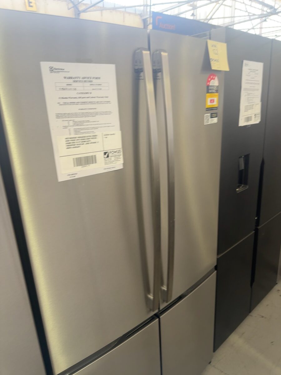 WESTINGHOUSE WQE6000SB S/STEEL FRENCH DOOR FRIDGE WITH DOUBLE DOOR FREEZER, 896MM WIDE TO FIT 900MM CAVITY, FINGERPRINT RESISTANT, LARGE INTERIOR, 12 MONTH WARRANTY