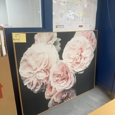 EX HIRE FLOWER ARTWORK, SOLD AS IS