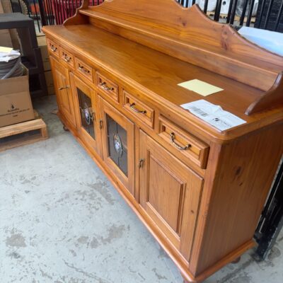 EX STAGING - TIMBER BUFFET, SOLD AS IS