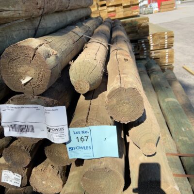 100-125MM TREATED PINE POINTED CAMBIO POLES 39/2.7