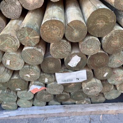 100-125MM TREATED PINE ROUND POLES-50/2.1