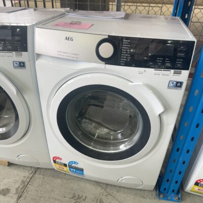 AEG 8kg 6000 SERIES FRONT LOAD WASHING MACHINE WITH PROSENSE TECHNOLOGY, 1400 SPIN SPEED, 10 WASH PROGRAMS, STEAM REFRESH OPTION, WOOLMARK BLUE CERTIFICATION, ULTRA QUICK PROGRAM, AQUA CONTROL SYSTEM, MODEL LF6ES8431A **3 YEAR MANUFACTURER WARRANTY**