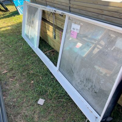 1070X3650 FIXED ALUMINIUM WINDOW MISSING 1 PANEL OF GLASS