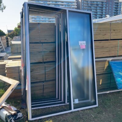 2480X1720 ALUMINIUM DOOR UNITS MINUS THE DOORS