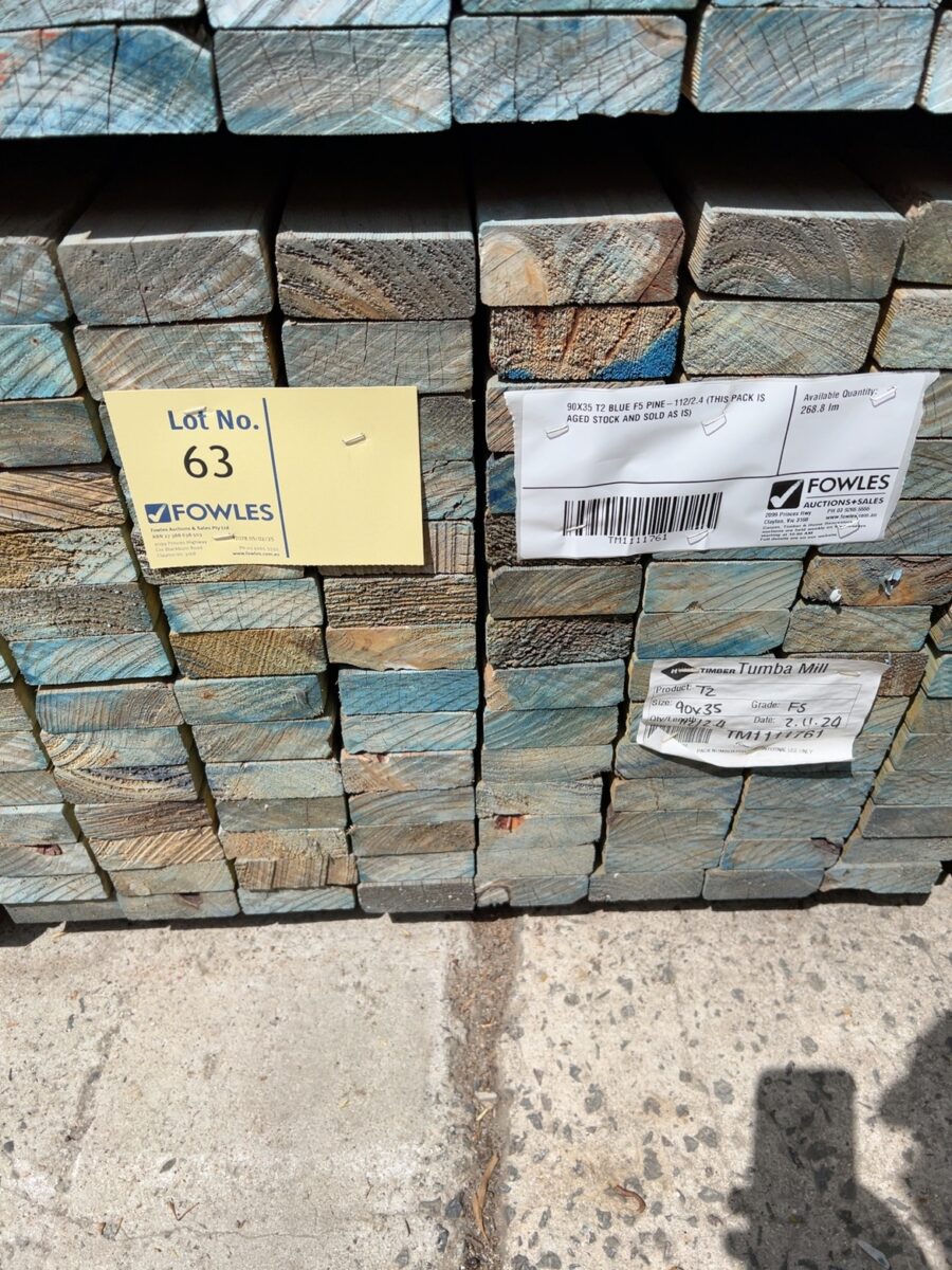 90X35 T2 BLUE F5 PINE-112/2.4 (THIS PACK IS AGED STOCK AND SOLD AS IS)