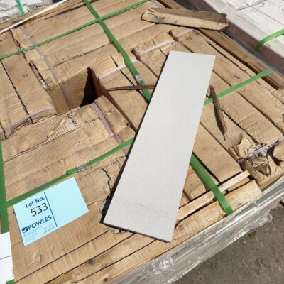 PALLET OF GREY PATTERN TILE 600MM X 150MM, #7