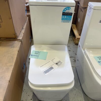 NEW SQUARE WALL FACED TOILET SUITE 8058B