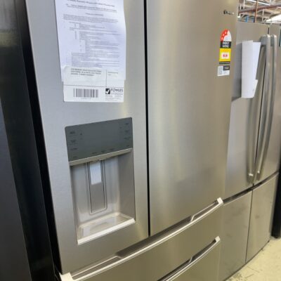 WESTINGHOUSE WHE6270SB S/STEEL FRENCH DOOR FRIDGE, ICE & WATER, DUAL FREEZER DRAWERS, 12 MONTH WARRANTY