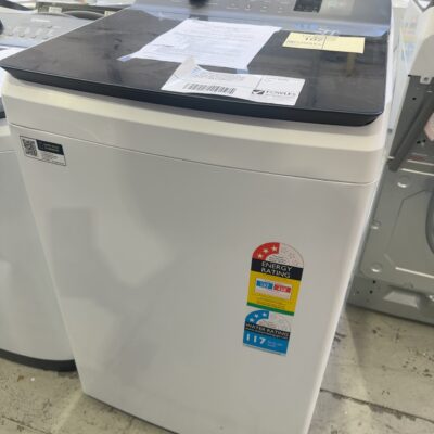 WESTINGHOUSE WWT8084J7WA, 8KG EASYCARE TOP LOAD WASHING MACHINE, EASY TO USE CONTROLS, EVERYDAY FAST WASH PROGRAMS, DURABLE SOFT CLOSE GLASS LID, 12 MONTH WARRANTY