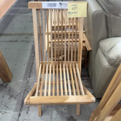 NEW PLANTATION TEAK FOLDING DINING CHAIR