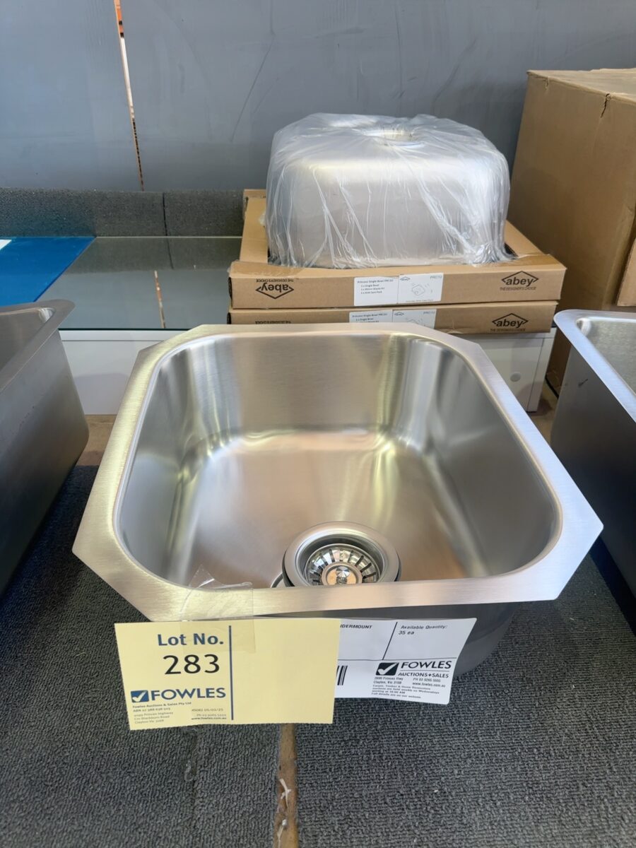 ABEY PRINCESS SINGLE BOWL UNDERMOUNT SINK, PRC1U